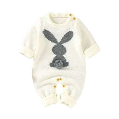 The Alex - Cute Rabbit Knitted Baby Rompers