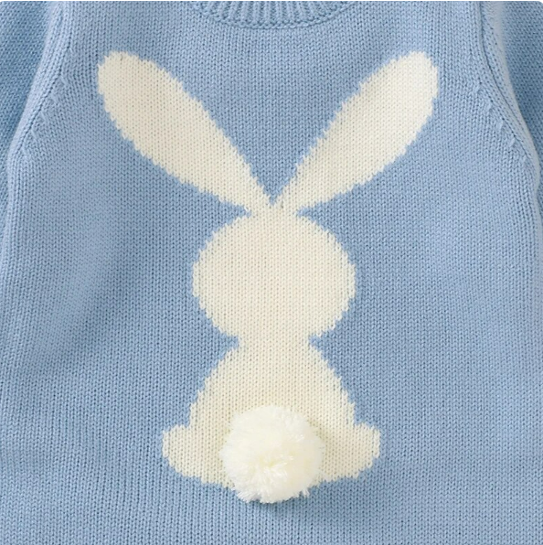 The Alex - Cute Rabbit Knitted Baby Rompers