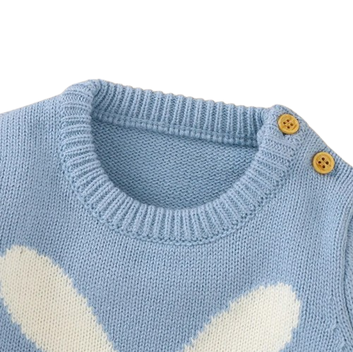 The Alex - Cute Rabbit Knitted Baby Rompers