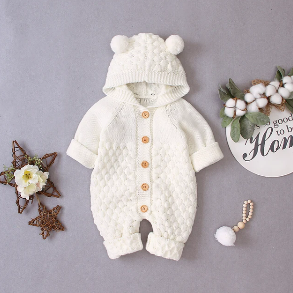 The Rowan - Baby Knitted Sweater Jumpsuits