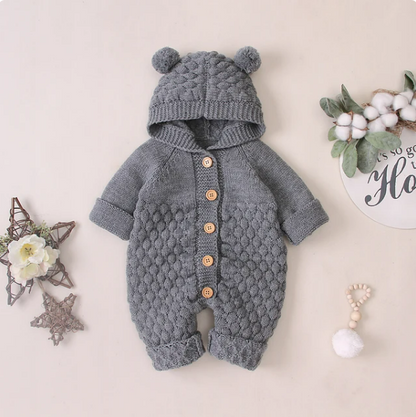 The Rowan - Baby Knitted Sweater Jumpsuits