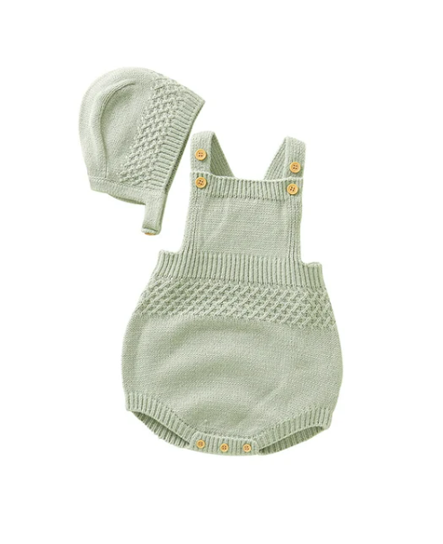 The Logan - Sleeveless Solid Colour Onesie + Hats