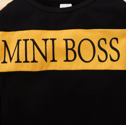 The Cleo - Mini Boss Long Sleeve Tops + Pants