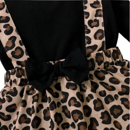 The Cedar - Leopard Onesie Dress