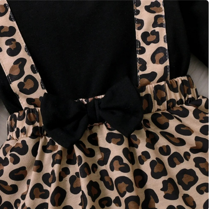 The Cedar - Leopard Onesie Dress