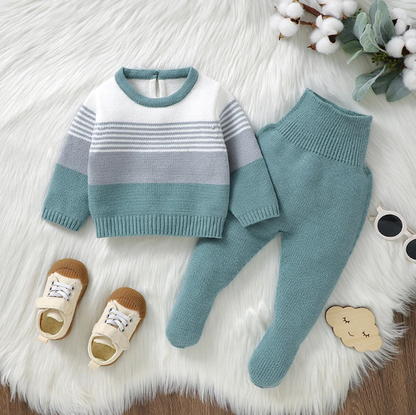 The Matthew - Knitted Long Sleeve Sweater + Pants