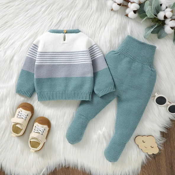 The Matthew - Knitted Long Sleeve Sweater + Pants