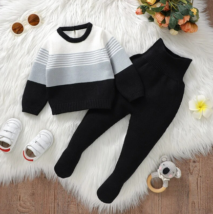 The Matthew - Knitted Long Sleeve Sweater + Pants