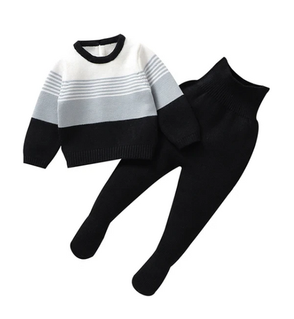 The Matthew - Knitted Long Sleeve Sweater + Pants