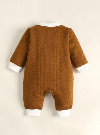 The Barry - Bear Knitted Long Sleeve Bodysuit