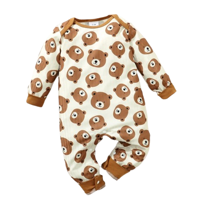 The Inigo - Bear Print Bodysuit