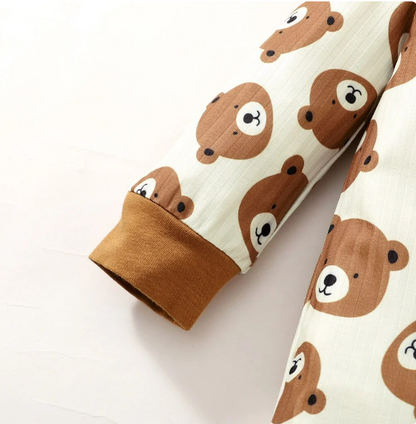 The Inigo - Bear Print Bodysuit