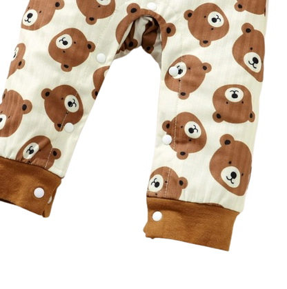 The Inigo - Bear Print Bodysuit