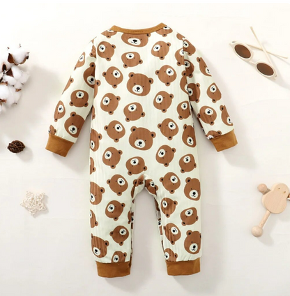 The Inigo - Bear Print Bodysuit