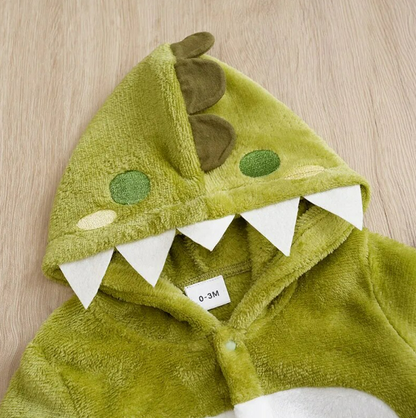 The Watson - Green Dinosaur Flannel Costume