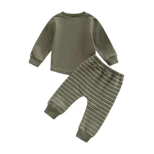 The Zak - Longsleeve Tops + Pocket Pullover + Stripe Trouser