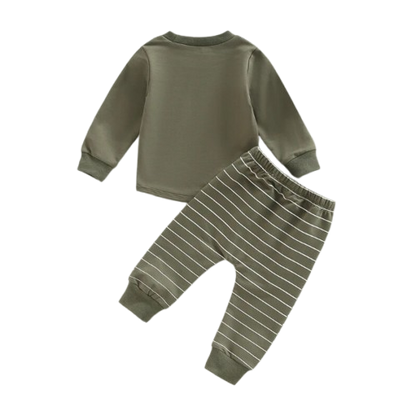 The Zak - Longsleeve Tops + Pocket Pullover + Stripe Trouser