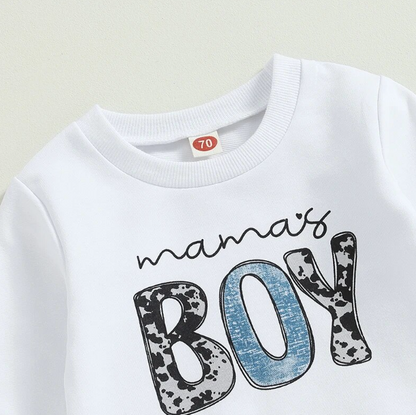 The Jerome - Mama/Daddy's Boy Long Sleeve Print + Pants