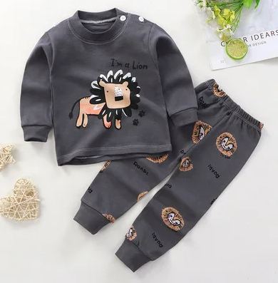 The Amiri - Unisex Cotton Cartoon Sweatshirt & Pants Set