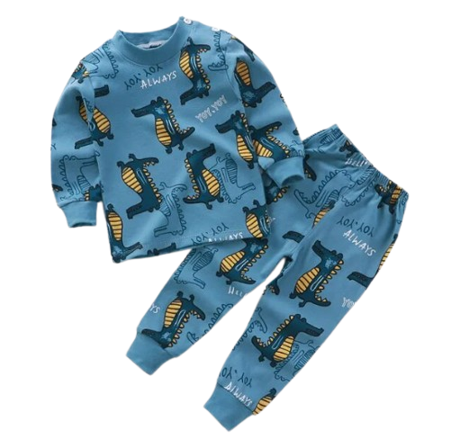 The Liam - Unisex Cotton Cartoon Sweatshirt & Pants Set