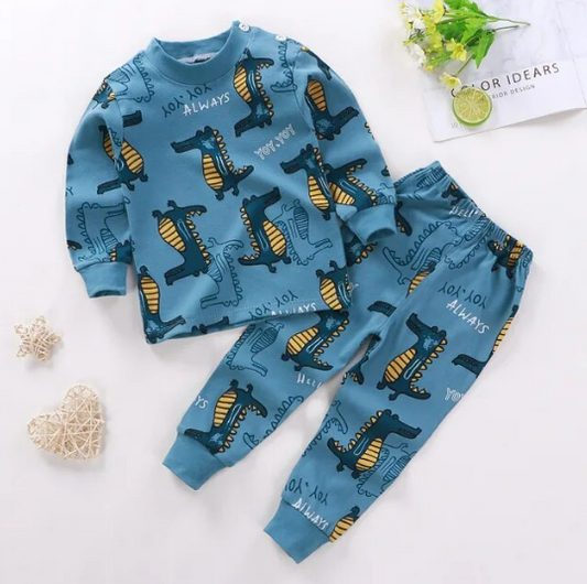 The Liam - Unisex Cotton Cartoon Sweatshirt & Pants Set