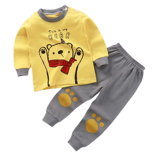 The Liam - Unisex Cotton Cartoon Sweatshirt & Pants Set