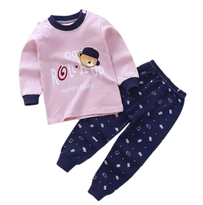 The Liam - Unisex Cotton Cartoon Sweatshirt & Pants Set