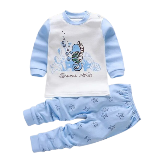 The Levi - Unisex Cotton Cartoon Sweatshirt & Pants Set