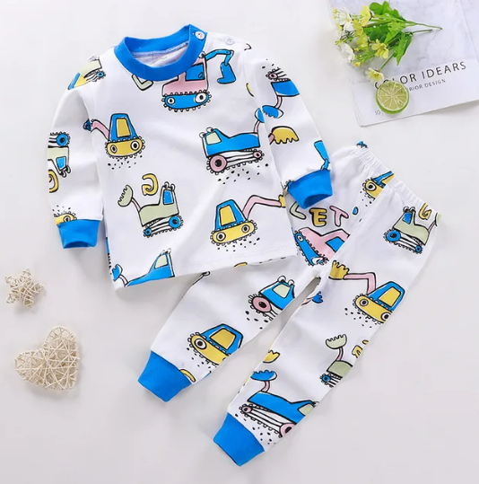 The Levi - Unisex Cotton Cartoon Sweatshirt & Pants Set