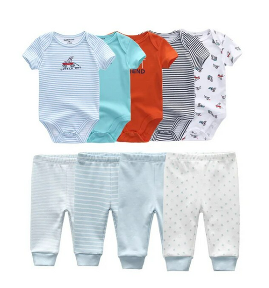 The Wyatt - Little Boy Cool Unisex Rompers + Pants