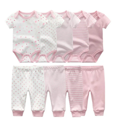 The Wyatt - Shades of Pink Unisex Rompers + Pants