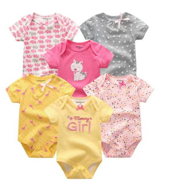 The Yen - 6pcs Unisex Romper/ Onesies - Mommy's Girl Set