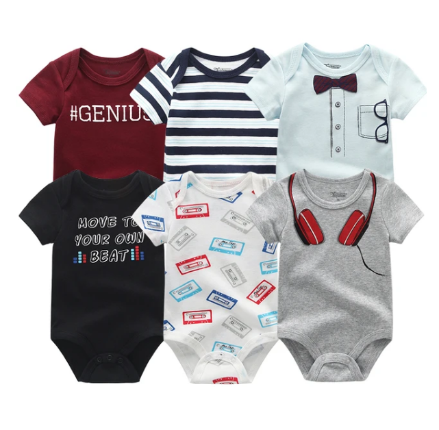 The Yen - 6pcs Unisex Romper/ Onesies - Genius Set