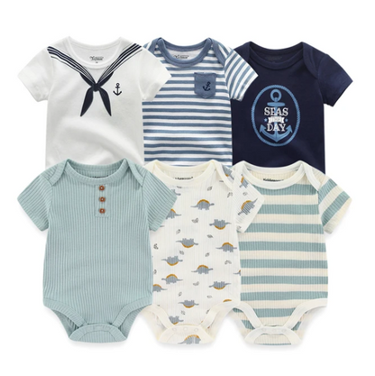 The Yen - 6pcs Unisex Romper/ Onesies - Seas The Day Set