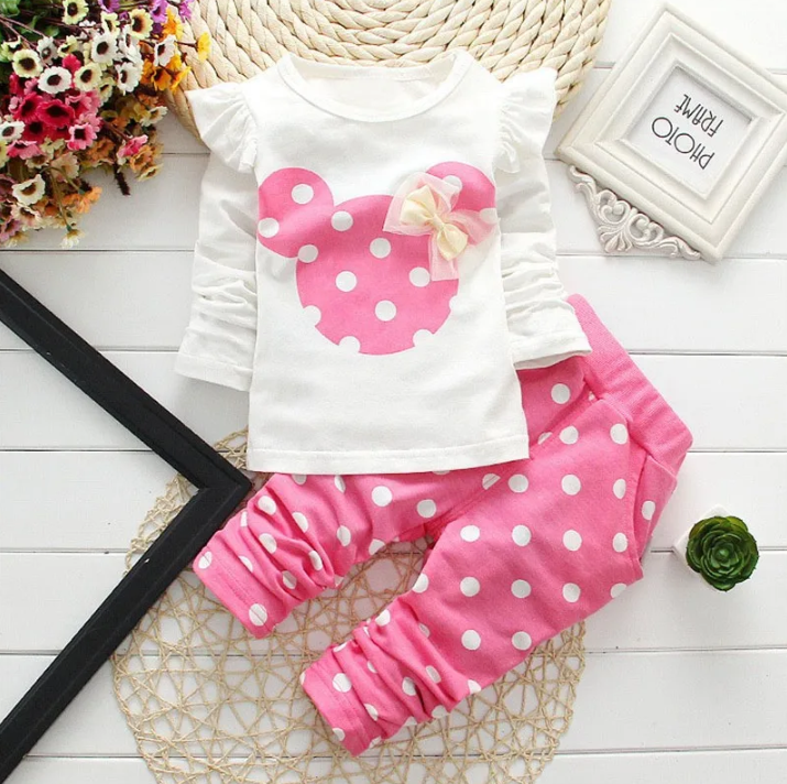 The Emma - 2pcs Mouse Print Winter Sweater + Pants