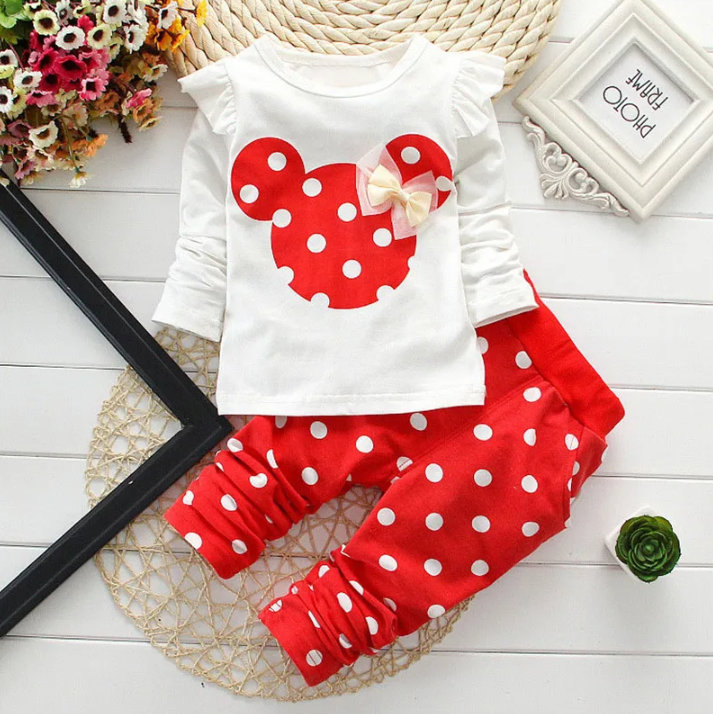 The Emma - 2pcs Mouse Print Winter Sweater + Pants