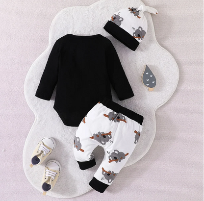 The Lane - 2pcs Koala Print Romper