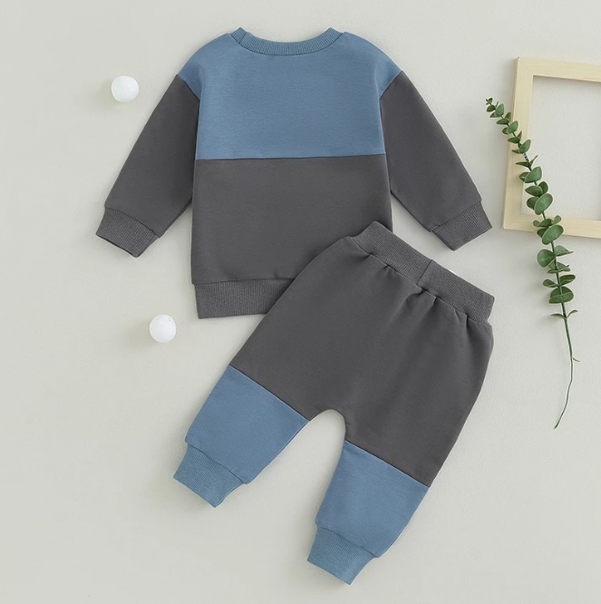 The Gael - Baby Boy Contrast Sweatshirts + Pants