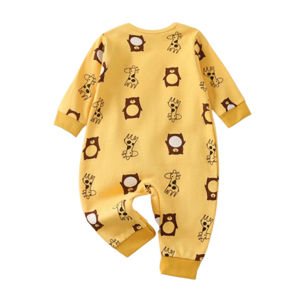 The Axel - Baby Unisex Cute Animal Print Crawling Outfit