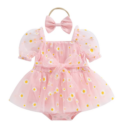 The Elise - Baby Girl Princess Mesh Chiffon Dress