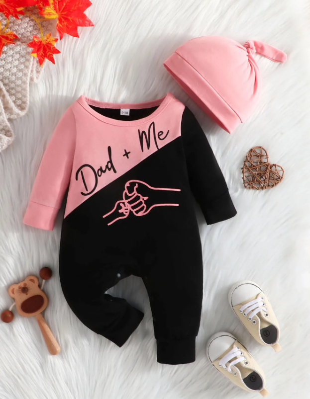 The Leo - Baby Unisex Dad + Me Print Romper