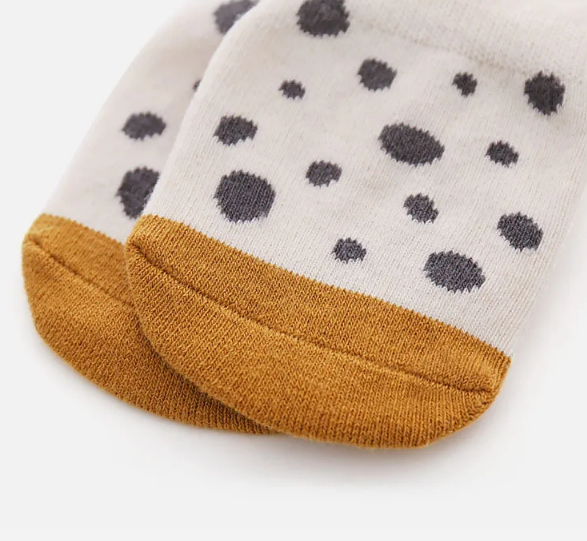 The Eli - Baby Unisex 5 Pairs Animal Print Anti-Slip Baby Socks