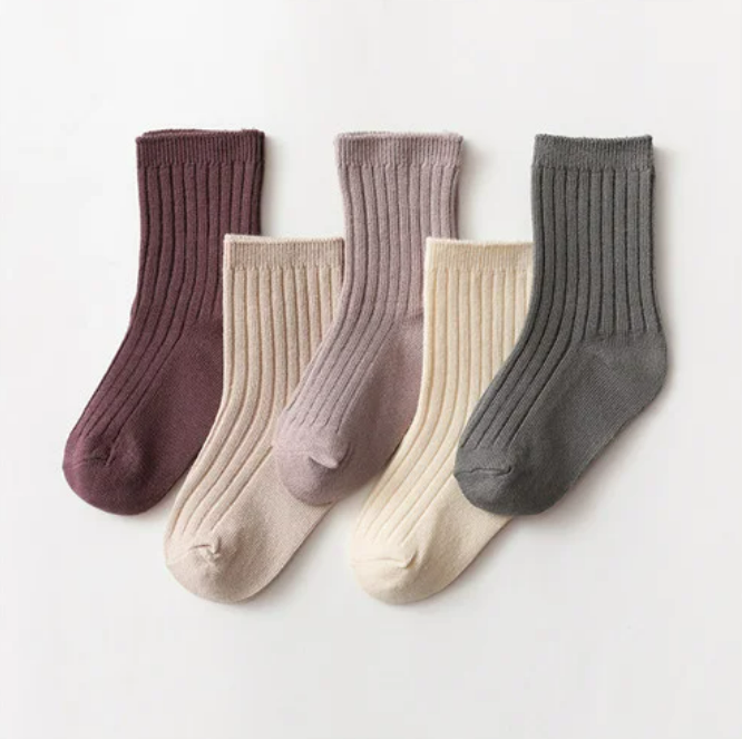 The Silas - Baby Unisex 5pairs Cotton Socks