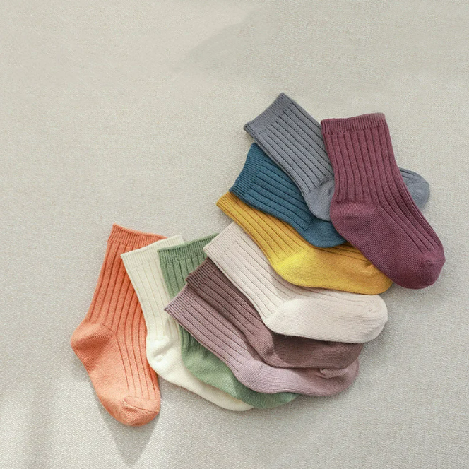 The Silas - Baby Unisex 5pairs Cotton Socks