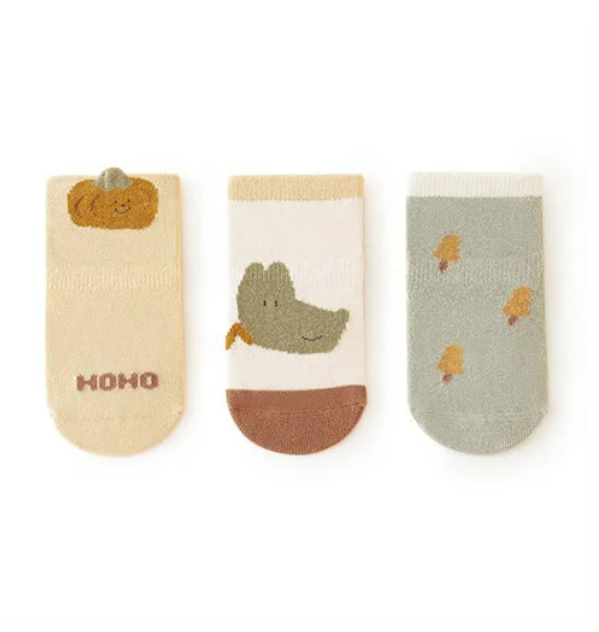 The Jace - Baby Unisex 3pairs Cute Cotton Socks