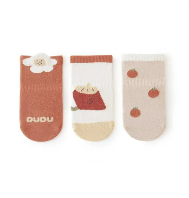 The Jace - Baby Unisex 3pairs Cute Cotton Socks