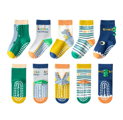 The Ace - Baby Unisex 5pairs Non-slip Floor Socks