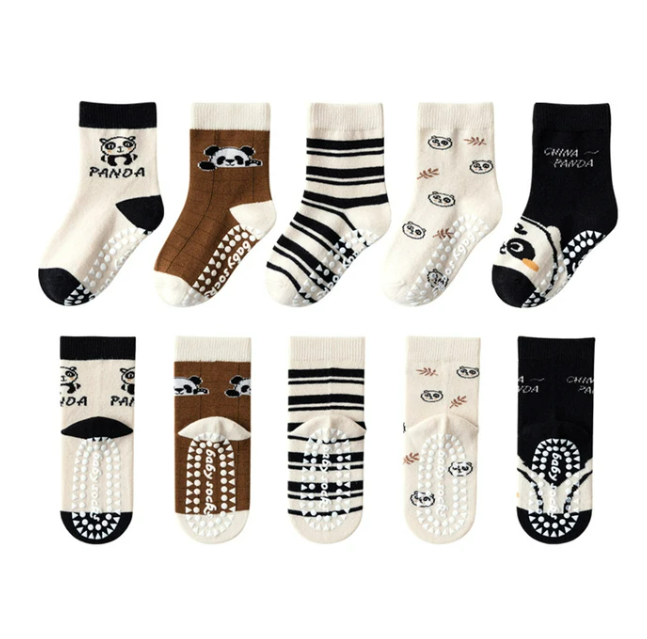 The Ace - Baby Unisex 5pairs Non-slip Floor Socks