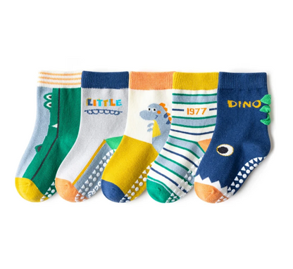 The Ace - Baby Unisex 5pairs Non-slip Floor Socks