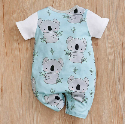 The Lincoln - Baby Unisex Koala Print Jumpsuits